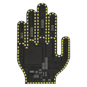 Rückseitenfenster-Fingerabdrucklicht LED-Bremslicht für hintere Windschutzscheibe mittelfingerauto-Gestenlicht