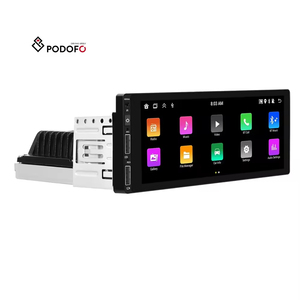 Podofo 6.86'' 2+32G 1 Din Android Car Radio Car Stereo <b>Wireless</b> Carplay & Wired Android Auto Wifi BT Built-in GPS GPS FM RDS - Product Image 1