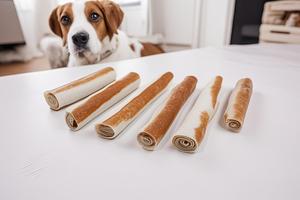 Pal's Delight Brand Dog <b>Food</b> Snack Rawhide Chews Meat Roll 5" Collagen Roll Chicken & Beef 5CT Training Clean Teeth Dog Treats - Product Image 2