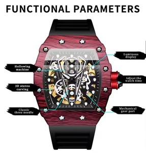 BINBOND J7751 Reloj mecánico hueco completamente automático <span class=keywords><strong>Miller</strong></span> <span class=keywords><strong>Relojes</strong></span> automáticos impermeables deportivos de moda y de moda para hombres - Product Image 4