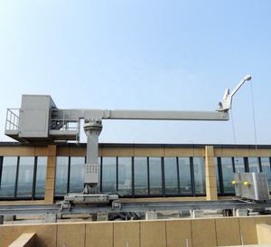 Unité d'entretien de bâtiment BMU avec potence fixe avec certificat CE et EAC équipement de nettoyage de verre/gondole - Product Image 6