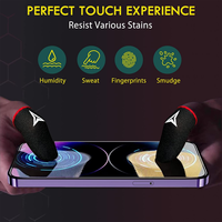 Manchons de Doigts de Jeu pour Téléphone Portable, Nanofibres Supraconductrices de 0,15 mm, Sensation Fluide, Anti-Transpiration, Extrêmement Fins