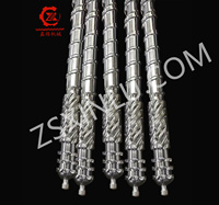 Barril de tornillo extrusor de PE nitrurado directo de fábrica para máquina extrusora de plástico de filamento personalizado