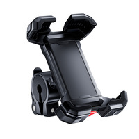 Support de téléphone portable pour vélo, fixation par clip, montage universel, rotation à 360°, antichoc, stabilisateur ABS+PC+Métal, libération à une touche