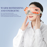 Productos de Tendencia 2026, Nuevo Masajeador de Ojos con Compresión de Calor/Frío, Cuero PU, USB Tipo-C