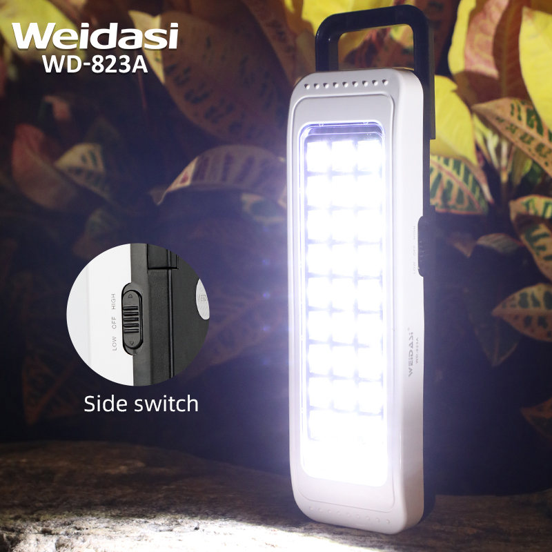 Weidasi Rechargeable Emergency LED Light - Portable Camping Lamp, 110V, Lead-Acid Battery