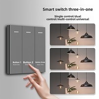 Système de commutation Wi-Fi intelligent pour toute la maison avec Tmall Genie, en PC ignifuge, compatible Hôtels et Gîtes
