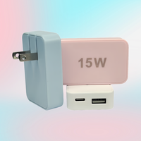Adaptor Perjalanan Ponsel Pengisi Daya Cepat 20W dengan Port Tipe-C, Proteksi OTP, Lipat, Ramah Lingkungan, Pengisi Daya Dinding USB