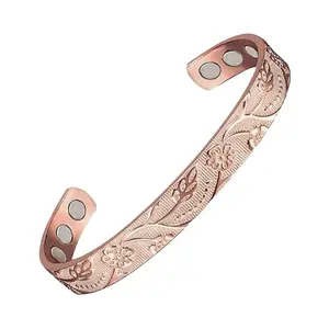 Gioielli di moda braccialetto magnetico salute braccialetti di rame puro magnetico per le signore