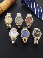 Montre-bracelet pour homme avec logo personnalisable, bracelet en acier inoxydable de haute qualité, mouvement à quartz, style intemporel, affichage de la date, 20 mm.