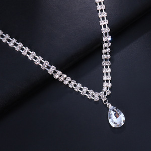 Manna Hot No Piercing Mamelon Cristal Chaîne Du Sein Goutte Strass Corps Chaîne Sexy Pour Les Femmes - Product Image 4