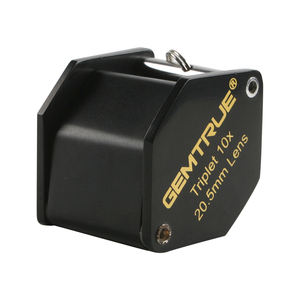 Diamond Checking Magnifier DK16002 Premium Diamond Loupes 20.5mm 10x <strong>Triplet</strong> <strong>Lens</strong> in Chrome Finish - Product Image 2