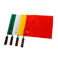 OT Sales 100% Polyester lay play ports atatch ooootball ococcer eeferee Hy lag banderas de árbitro de fútbol
