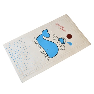 Tapis de bain antidérapant en PVC écologique pour enfants, tapis de douche avec motif animal amusant - Product Image 4