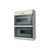 Boîtier de distribution en plastique ABS SK-24, boîte de jonction vide pour usage extérieur, étanche à l'eau et à la poussière IP65, rail DIN pour énergie solaire photovoltaïque