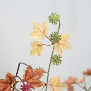 Rose de Guelder au toucher réaliste dans un <span class=keywords><strong>pot</strong></span> noir de 80 cm de haut pour centre de table de salon, décoration de fête de mariage, verdure artificielle - Product Image 1