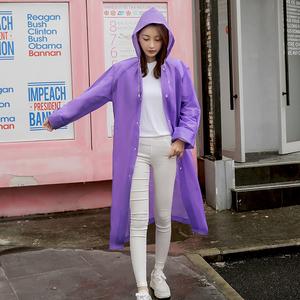 Équipement de <span class=keywords><strong>pluie</strong></span> en plastique EVA Portable pratique pour adultes filles et amateurs de sorties urbaines - Product Image 1