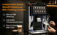 Máquina Expendedora de Café Automática Comercial TCN, Cafetera Espresso de Granos a Taza, Pantalla Táctil, Sistema de Autolimpieza
