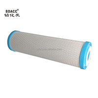Filtre à eau antibactérien imprégné d'argent personnalisable OEM 2,5*10 pouces pour les systèmes de filtration d'eau résidentiels et industriels