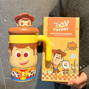 Disney <strong>Large</strong> Capacity Vacuum <strong>Flask</strong> &amp; Thermos Bottle With Lid and Handgrip and Straw Design for Gifting and 2026 World Cup - Product Image 2