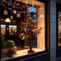 LED-Baumbeleuchtung für Thanksgiving und Weihnachten, Leuchtende Dekoration für Innenräume und Heimdekoration