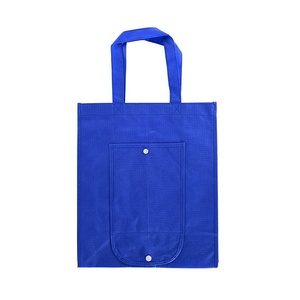 Shopper pliable pliable PP non tissé réutilisable Eco recyclage épicerie <span class=keywords><strong>TNT</strong></span> sac à provisions non tissé sacs fourre-tout non tissés avec logos - Product Image 5
