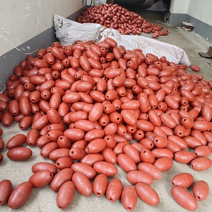 YQE 최고 순위 PVC SF-20A 다크 브라운 타원형 그물 수레 낚시 부력 330g 그물 수레 트람 그물 - Product Image 6