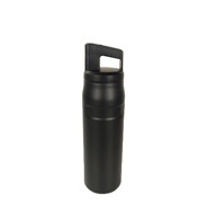 Termos Stainless Steel Stylish Laris Manis dengan Pegangan Ergonomis Dapat Dilepas untuk Berkemah Anti Bocor Portabel