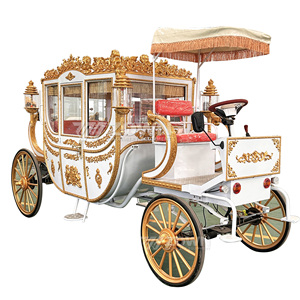 Vente Flash : Carrosse Royal Électrique de Luxe avec Lampe Décorative pour Hôtels, Mariages, Accessoire Photo et Transport Touristique - Product Image 5