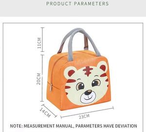 Wholesale Waterproof Aluminum Foil Takeaway Picnic Cooler <b>Bags</b> Thermal Insulation <b>Bags</b> for Kids <b>Lunch</b> <b>Box</b> - Product Image 2