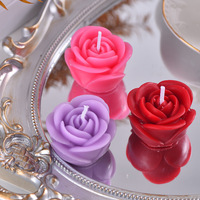 Valentinstag Handgemachte Luxus-Rosen-Aromatherapie-Kerzen Geschenkbox 9 Stück Romantische Blumenförmige Sojawachs-Dekorationskerzen