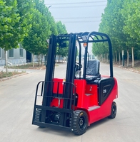 Chariot élévateur à batterie au lithium EVERLIFT 1 tonne 2,5 tonnes, chariot élévateur électrique 4 roues, mât triplex 6m, pneus pleins pour entrepôt