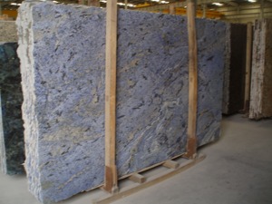 Losas de granito de piedra natural para decoración de villa, solución de una parada de granito azul de Bahía, iluminadas - Product Image 4