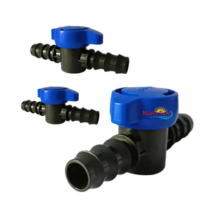 Raccord de contrôle de pression d'eau en plastique ABS durable Watersun pour irrigation goutte à goutte, diamètre 16 mm, pour l'irrigation agricole - Product Image 1