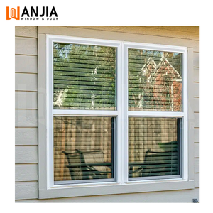 HISENG <span class=keywords><strong>Baie</strong></span> vitrée moderne en <span class=keywords><strong>PVC</strong></span> à double vitrage Design suspendu Balcon extérieur Rideau persienne à glissement vertical à impact ouragan - Product Image 2