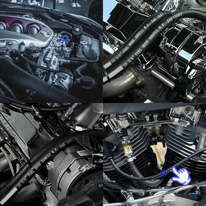 カスタム5/8インチEPDM編組ゴムホース耐熱フレキシブル燃料およびオイルラインホース自動冷却および気流システム用 - Product Image 4