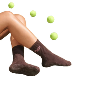 Popular Cotton Customized <b>Socks</b> with Logo – Custom Pilates Non-Slip Women Yoga Grip <b>Socks</b> for Fitness Studio - Product Image 1