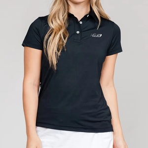 Factory price wholesale four-way stretch sun-protective and breathable short-sleeved women's sport golf polo shirt