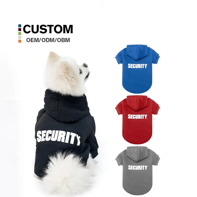 Suministro de perro cremallera mareas Nombre de diseñador marca suéter letra impresión Bichon perro Bulldog francés ropa para mascotas suministros de ropa