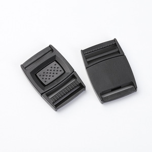 Hebilla de cinturón de plástico con bloqueo automático, 25mm, color negro sólido, para mochila, accesorios de ropa, J1199-25 - Product Image 1