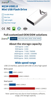 Goog Price Logo personnalisé Mini clés USB en métal 3.0 & 2.0 avec 1GB 2GB 4GB 8GB 16GB 32GB 64GB 128GB Options
