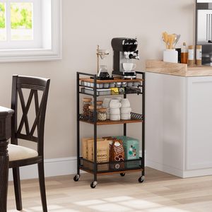 <span class=keywords><strong>Nespresso</strong></span> <span class=keywords><strong>Vertuo</strong></span> K Cup Cápsulas Organizador Multifuncional Bar Armarios Ruedas para Sala de estar Cocina Estación de café K Cup - Product Image 2