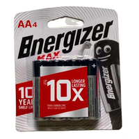 Pilas Secas Energizer Max 6LR61 522 9V, las Más Recientes, para Electrónica de Consumo, Herramientas Eléctricas y Electrodomésticos