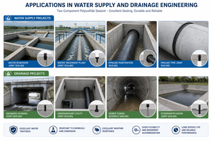 Sellador Impermeable de Polisulfuro para Rellenar Huecos, para la Transformación de Redes de Tuberías de Agua y Renovación de Ingeniería de Drenaje - Product Image 6