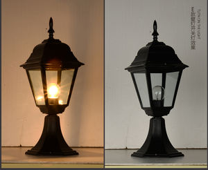 Puerta de luz de pilar de jardín de aluminio <span class=keywords><strong>antiguo</strong></span> impermeable al aire libre de alta calidad moderna - Product Image 3