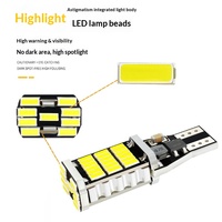 Nouvelle ampoule LED T15 Canbus sans erreur 4014 45SMD haute luminosité 12V pour feux de freinage et clignotants de voiture, compatible Audi A4 Avant