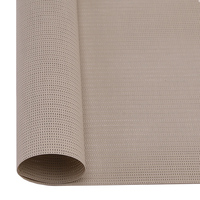 Tissu de rideau en maille de protection solaire en polyester PVC 310GSM 9oz, 5% d'ouverture, tissu pour stores enrouleurs