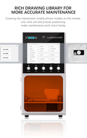 Machine de marquage laser UV à commande vocale intelligente TBK958ZU pour la séparation du verre LCD et du boîtier arrière des iPhone SAM, tension 220V