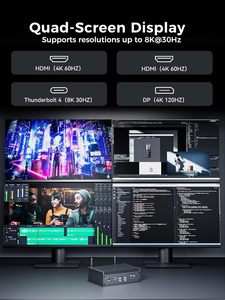 Mini PC: Viene equipado con 16 GB de RAM DDR4 y un SSD PCIe 4.0 de 1 TB para tiempos de arranque rápidos y multitarea fluida. Core i7-1265U - Product Image 6