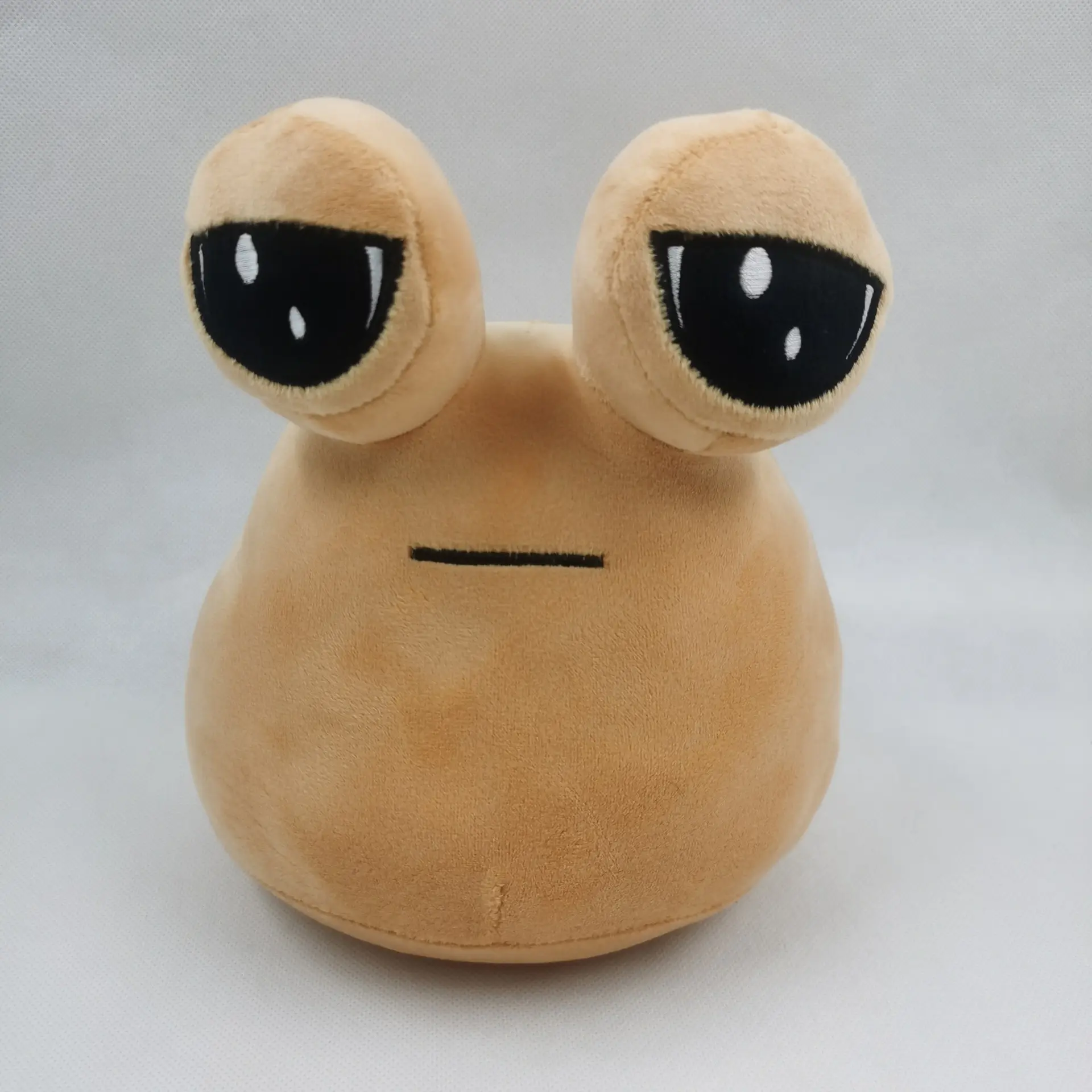 New Hot Cartoon My Pet Alien Doll Pou Plush Peripheral Toy Sad Face Stuffed Animals Custom Support